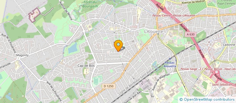 localisation de l'entreprise ART CONSCIENCE ENERGIE ET MOUVEMENT à PESSAC