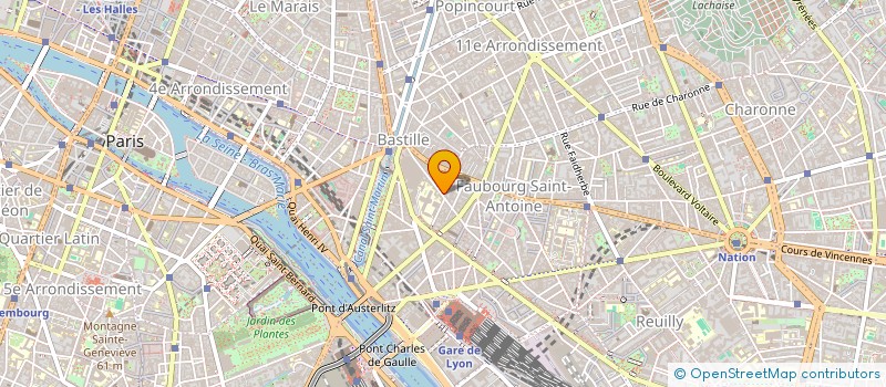 localisation de l'entreprise ART CONSEIL SERVICE à PARIS