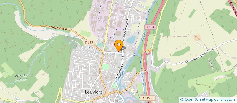 localisation de l'entreprise ART CONSTRUCTION à LOUVIERS
