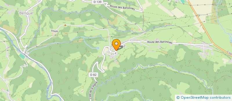 localisation de l'entreprise ART CONTACT INTERIEURS  AVEZAC-PRAT-LAHITTE