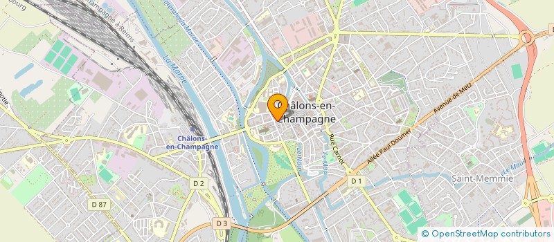 localisation de l'entreprise ART CONTEMPORAIN 51 à CHALONS-EN-CHAMPAGNE