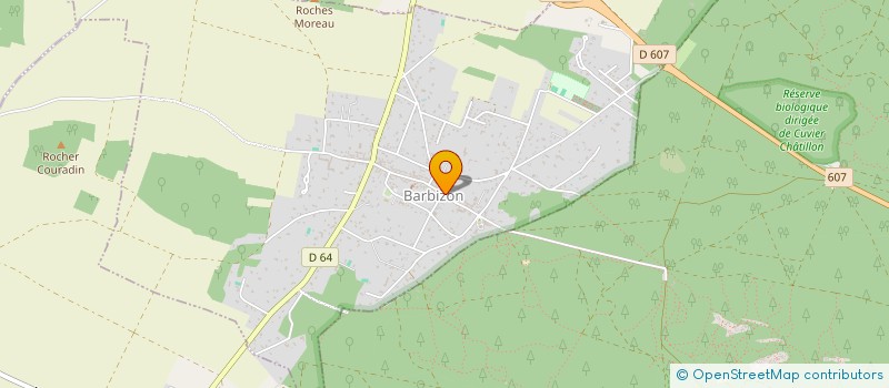 localisation de l'entreprise ART CONTEMPORAIN - LIEUX SACRES  BARBIZON