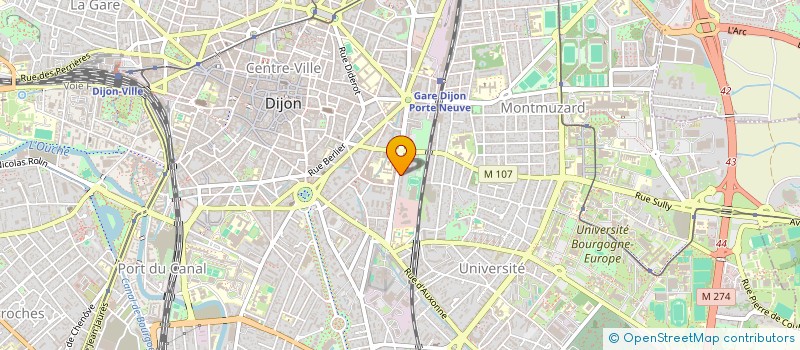 localisation de l'entreprise ART'CORE UNITED  DIJON