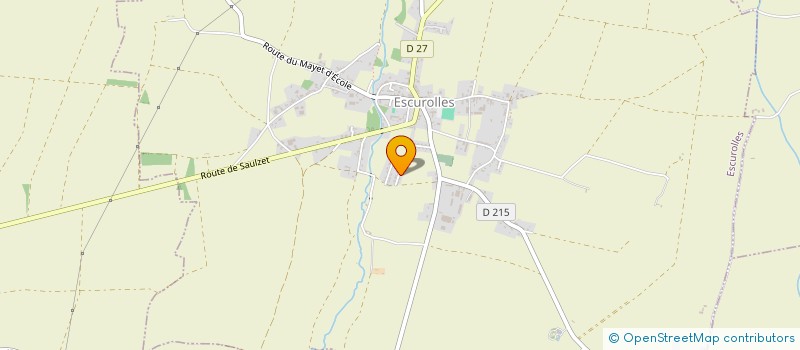 localisation de l'entreprise ART CORP-US  ESCUROLLES