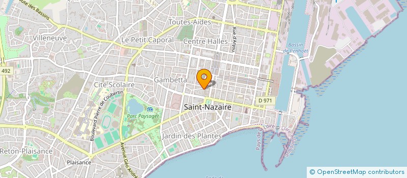 localisation de l'entreprise ART COUTURES à SAINT-NAZAIRE