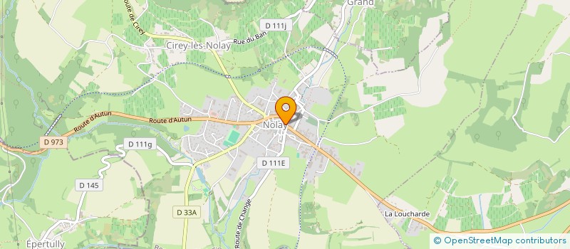 localisation de l'entreprise ART CREATION  NOLAY