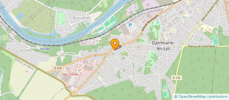 localisation de l'entreprise ART & CREATION à DAMMARIE-LES-LYS