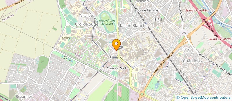 localisation de l'entreprise ART CREATION CULTURE  REIMS