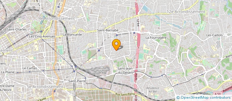 localisation de l'entreprise ART CREATION EPANOUISSEMENT à MARSEILLE