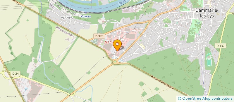 localisation de l'entreprise ART & CUCINE à DAMMARIE-LES-LYS