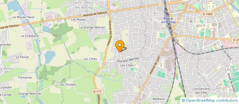 localisation de l'entreprise ART & CUISINE à SAINT-DENIS-LES-BOURG