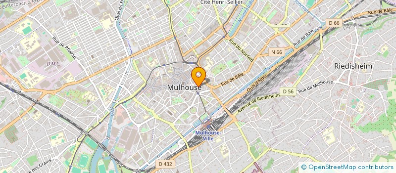 localisation de l'entreprise ART'CUISINES à MULHOUSE