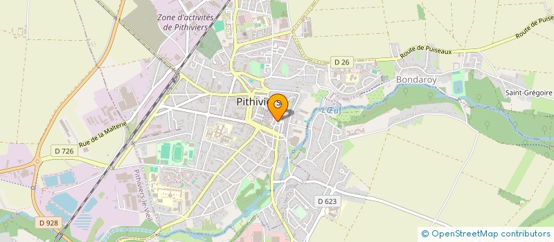 localisation de l'entreprise ART CUISINES ET BAINS EURL à PITHIVIERS