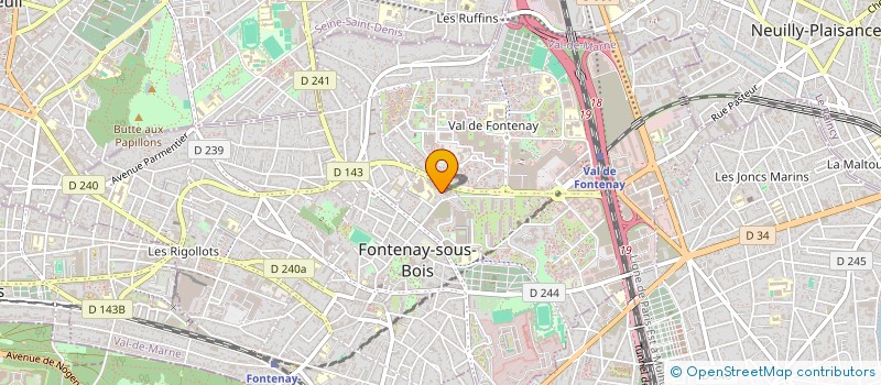 localisation de l'entreprise ART - CULTURE ET AMITIE FRANCO-KIRGHIZE à FONTENAY-SOUS-BOIS