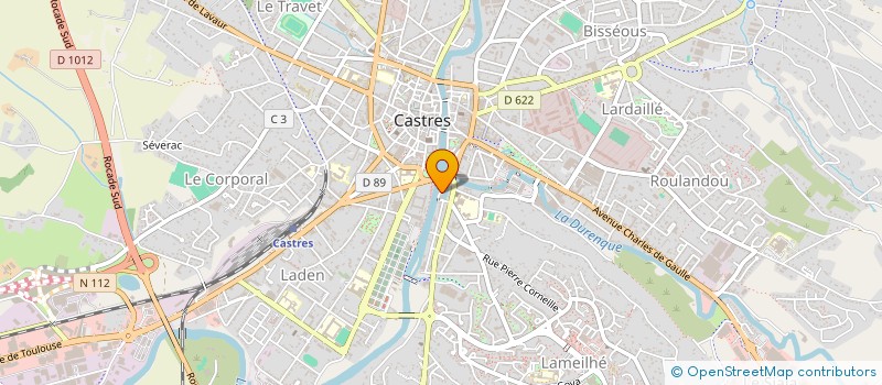 localisation de l'entreprise ART, CULTURE ET ANIMATIONS TARNAISES  CASTRES