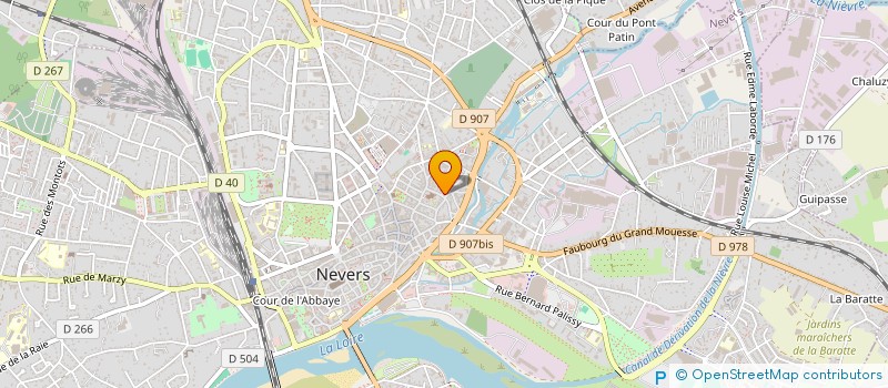 localisation de l'entreprise ART CULTURE ET LANGUES SLAVE à NEVERS