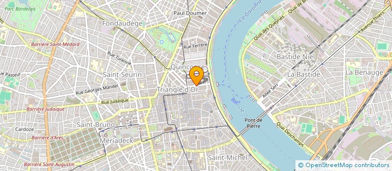 localisation de l'entreprise ART CULTURE & MANNEQUINAT à BORDEAUX