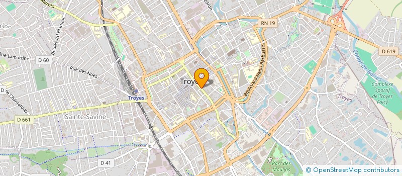 localisation de l'entreprise ART CULTURE SPIRITUALITE  TROYES