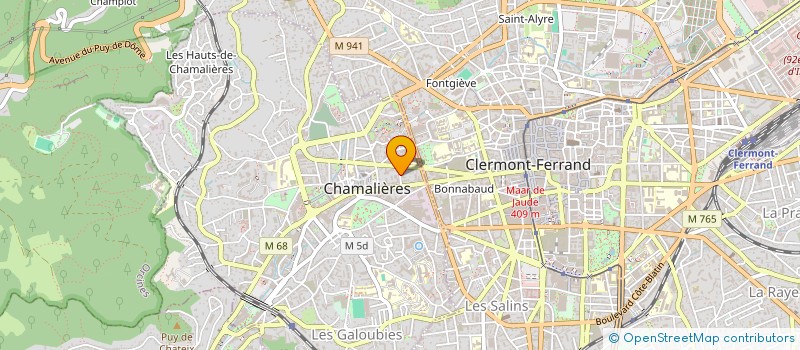 localisation de l'entreprise ART CURATE à CHAMALIERES
