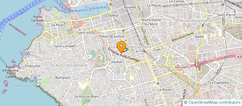localisation de l'entreprise ART CUT à MARSEILLE