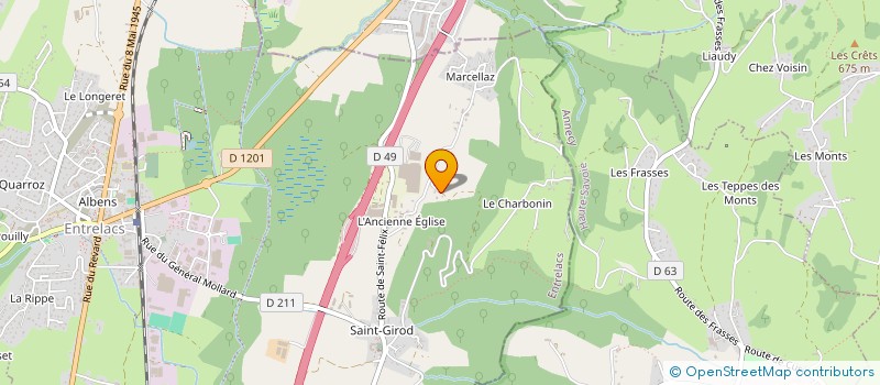 localisation de l'entreprise ART D'HORIZON  ENTRELACS