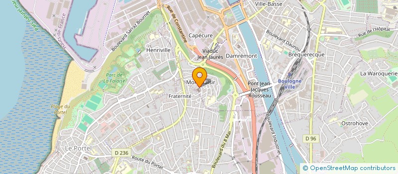 localisation de l'entreprise ART D ICI ART D AILLEURS  BOULOGNE-SUR-MER
