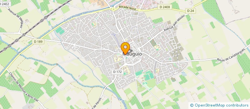 localisation de l'entreprise ART DANSE  MAUGUIO