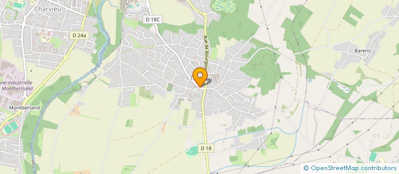 localisation de l'entreprise ART DANSE CREATION  TIGNIEU-JAMEYZIEU