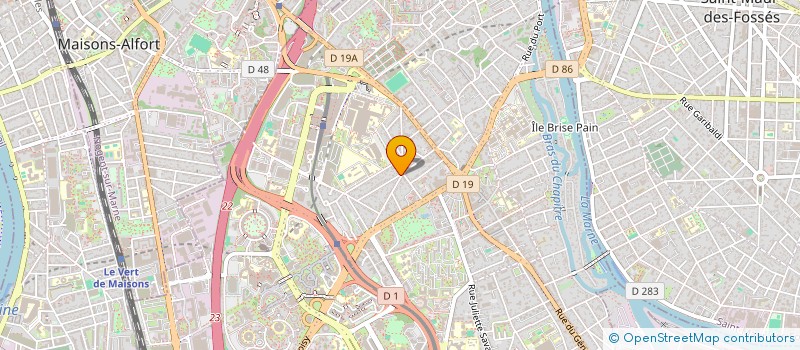 localisation de l'entreprise ART DANSE ET GYM à CRETEIL