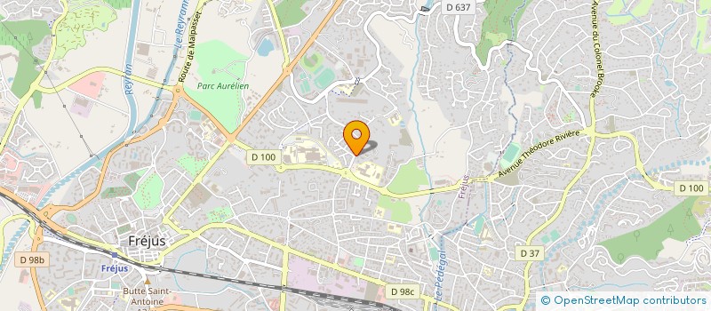 localisation de l'entreprise ART DANSE SPECTACLES ET EVENEMENTS à FREJUS