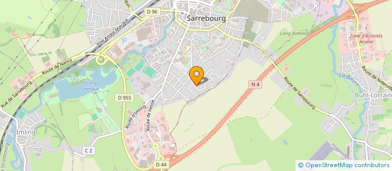 localisation de l'entreprise ART DANSE STUDIO à SARREBOURG