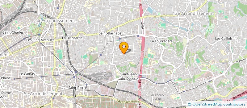 localisation de l'entreprise ART DANSES ET PASSIONS à MARSEILLE