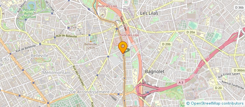 localisation de l'entreprise ART DB ENTREPRISE  PARIS