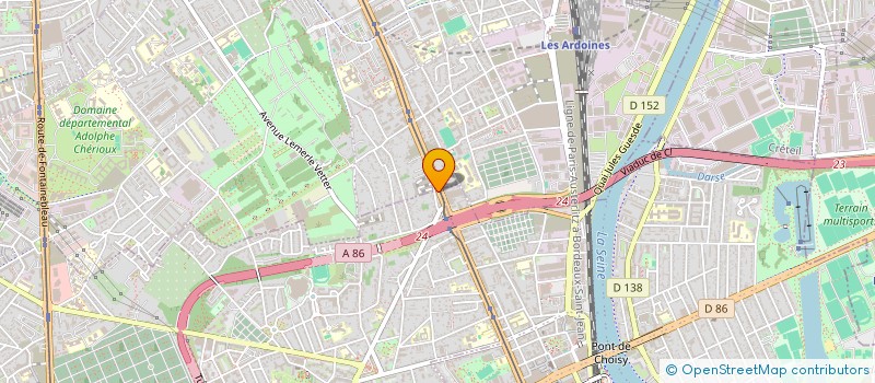 localisation de l'entreprise ART DE BATIR  THIAIS