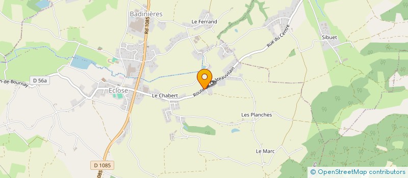 localisation de l'entreprise ART DE BULLES DE SAVON  ECLOSE-BADINIERES