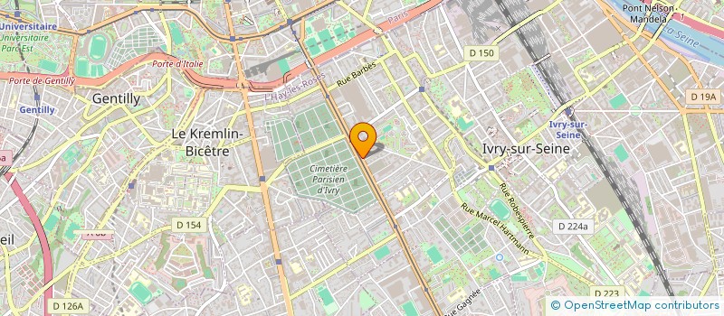 localisation de l'entreprise ART DE CHINE  IVRY-SUR-SEINE