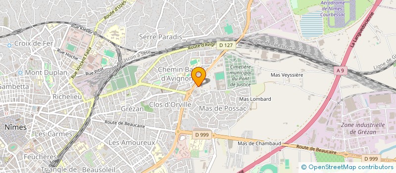 localisation de l'entreprise ART DE-CO-AL à NIMES