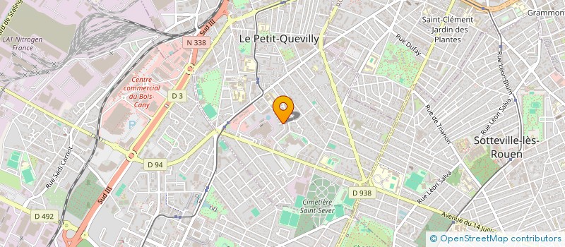 localisation de l'entreprise ART DE L ELECTRICITE à LE PETIT-QUEVILLY