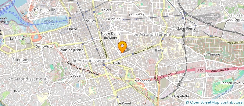 localisation de l'entreprise ART DE LA MARINE  MARSEILLE