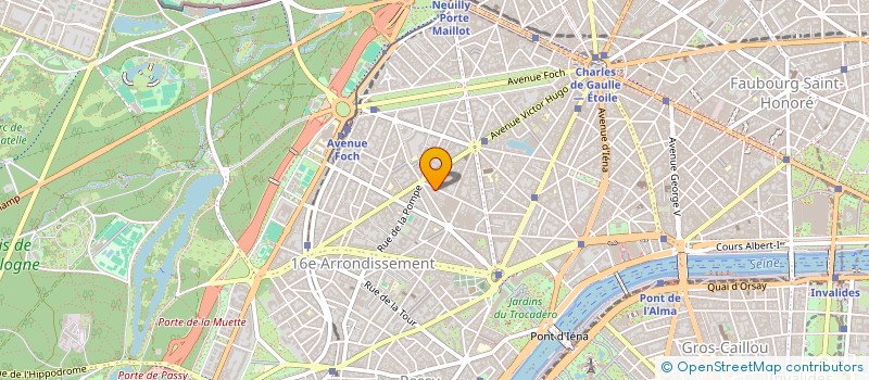 localisation de l'entreprise ART DE LA PERRUQUE  PARIS