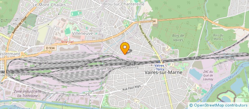 localisation de l'entreprise ART DE LA RENOVATION à VAIRES-SUR-MARNE