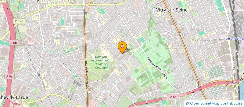 localisation de l'entreprise ART DE LA SELECTION  VITRY-SUR-SEINE