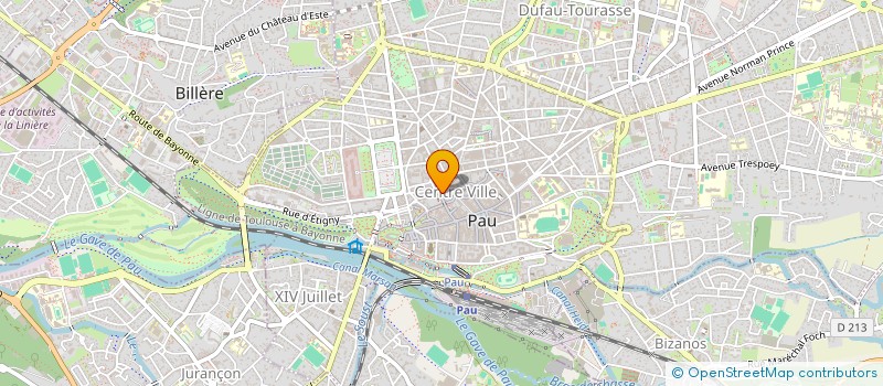localisation de l'entreprise ART DE LA TABLE 64 à PAU