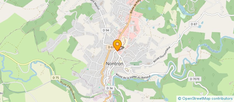 localisation de l'entreprise ART DE LIRE  NONTRON