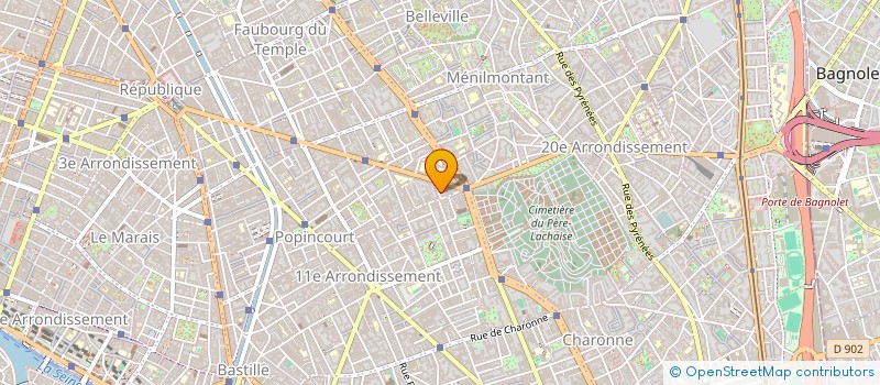 localisation de l'entreprise ART DE LIVRE  PARIS