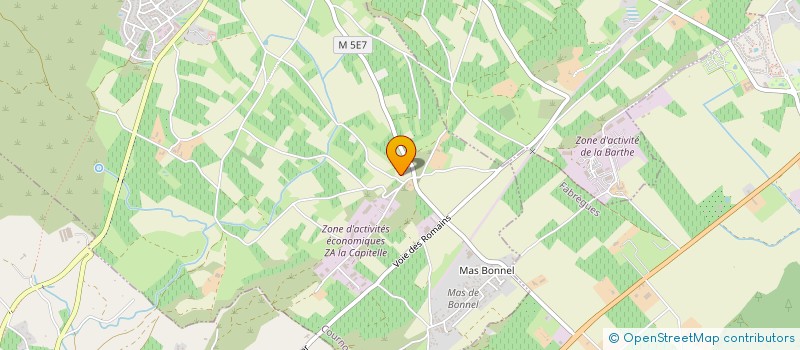 localisation de l'entreprise ART DE MIEL à COURNONSEC