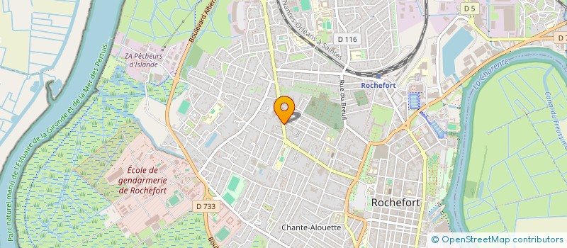 localisation de l'entreprise ART DE PL'HAIR  ROCHEFORT