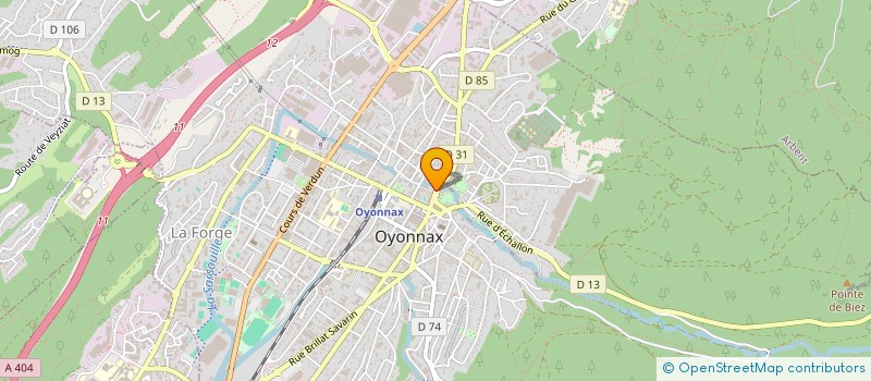 localisation de l'entreprise ART DE PL'HAIR à OYONNAX