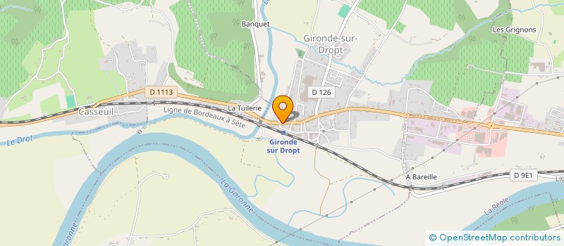 localisation de l'entreprise ART DE TABLE  GIRONDE-SUR-DROPT