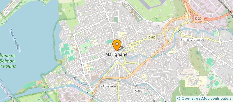 localisation de l'entreprise ART DE VIVIRE ET BIEN ETRE  MARIGNANE
